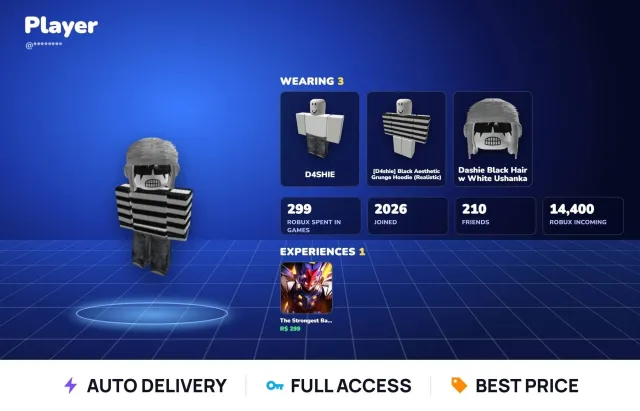 🎲 spent 299 R$ 🎲 since 2026 🎲 The Strongest Battlegrounds 🎲 Full access, Sale, Voice chat: No