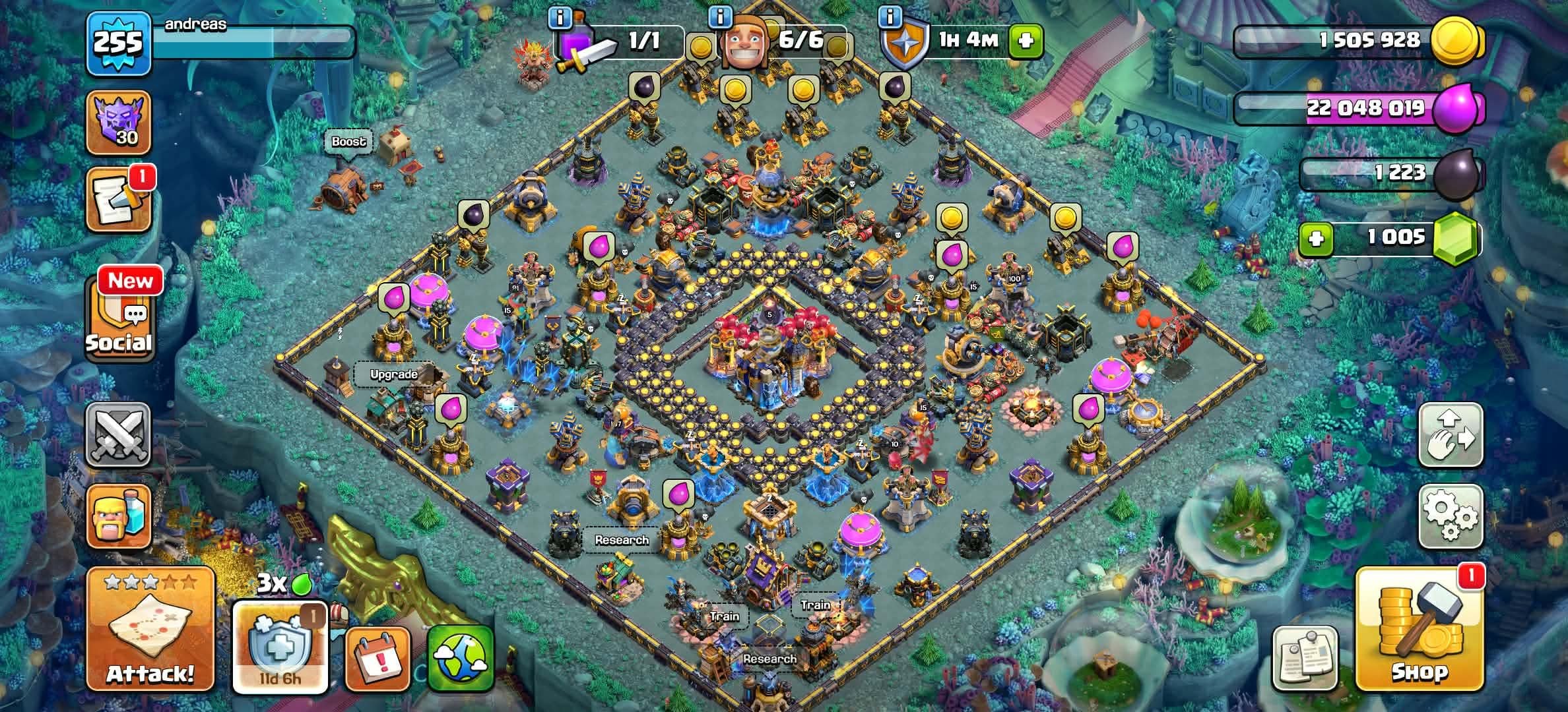 TH 18 | EXP 255 | Hero 107-100-91-80-51-15 | High Level Pets,, 18 TH Main Village, 10 TH Builder