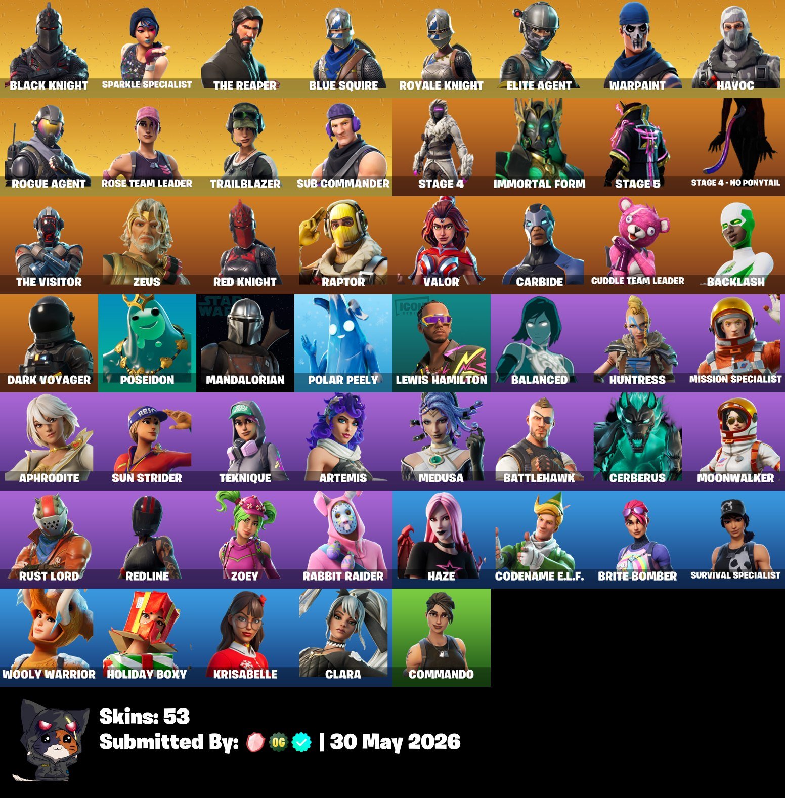 [PC] FA 50 skins Black Knight | Sparkle Specialist | The Reaper | og stw, Sale, skins 50