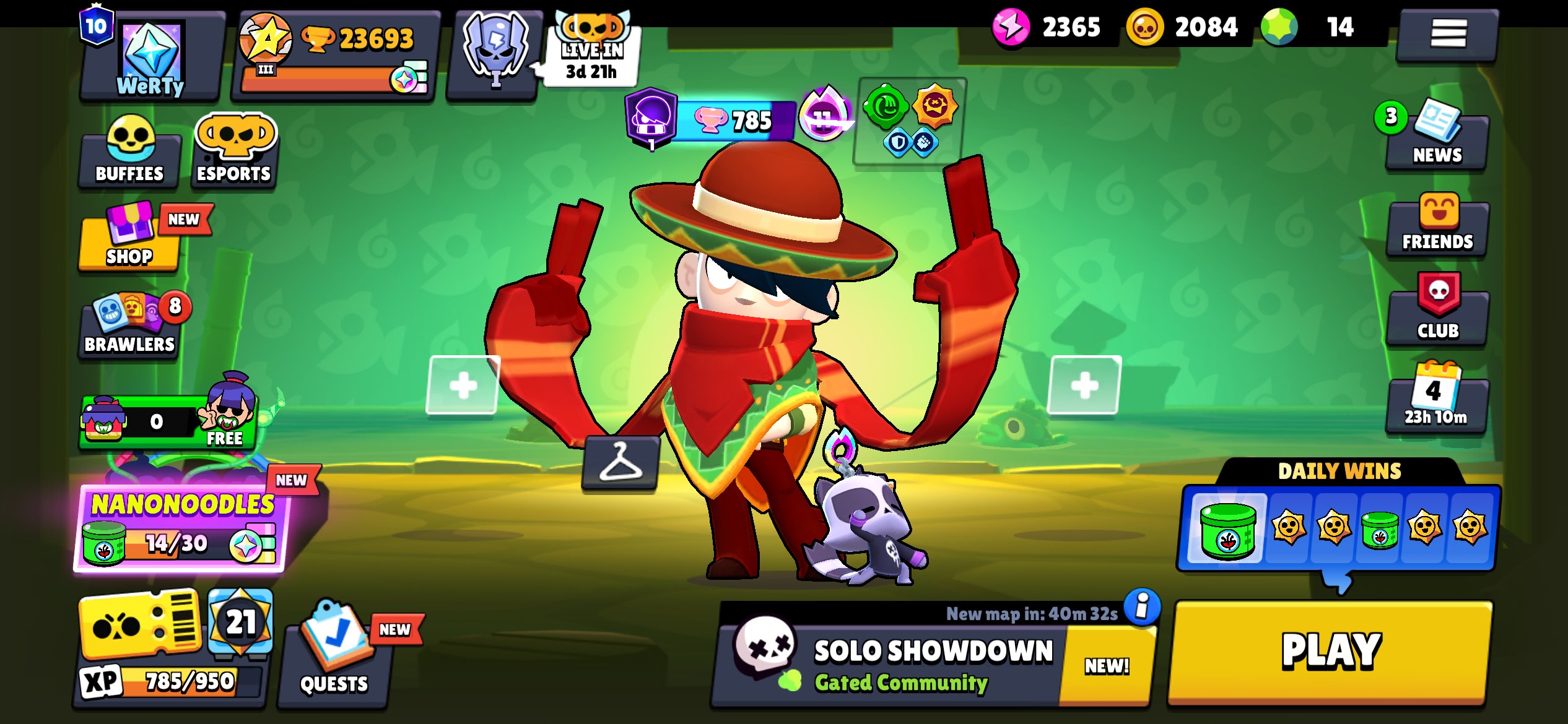 Good account for the money, trophies 23693, brawlers 81, primes 10