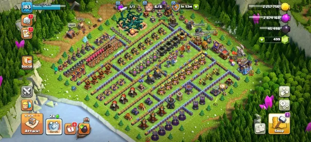 ▣ TH 18 Premium ID ▣ Heroes 75-92-57-62-41-10 ▣ 6 Builders Unlocked ▣ 9x Epic Equipment, 18 TH Main Village, 10 TH Builder