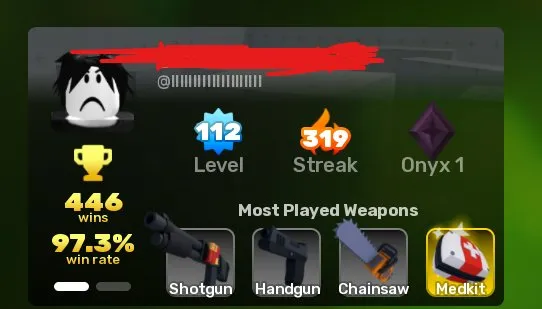 🟪 LEVEL 112 🟪 60 KEYS 🟪 ONYX ( 3000+ ELO ) 🟪 319 WIN STREAK 🟪 MEDKIT + WILDCAT BUNDLES, Accounts