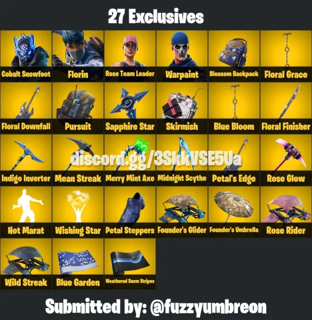 👑 627 SKINS + 579 EMOTES | 27 EXCLUSIVES | FOUNDER'S GLIDER | MERRY MINT AXE | RARE OG ACCOUNT 🔥, Sale, skins 627