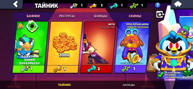 Олд аккаунт в бс (дешевий регіон!) куплений бп+ є чеки, 51615 кубків, 104 бравлерів, 30 праймів