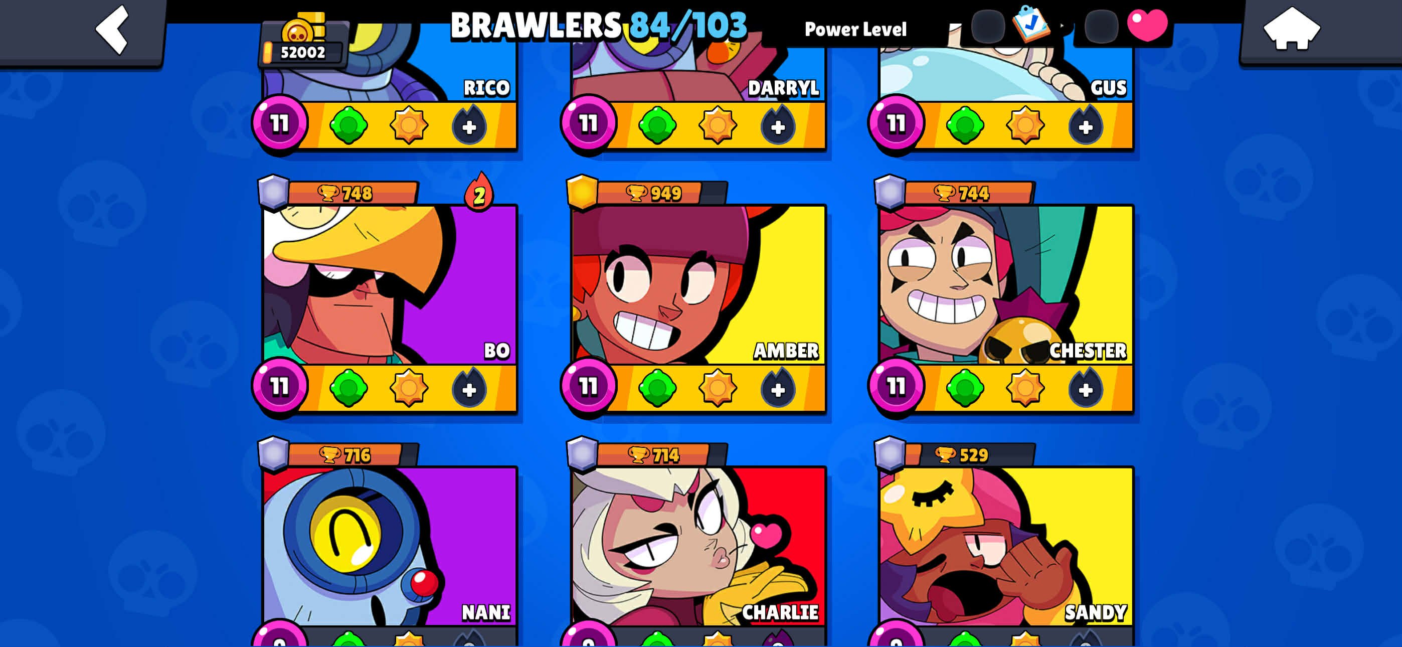 52000 Trophy✅84 Brawler✅25 Brawler Maxed✅Old Account✅100% Full acces➤Relink Possible, trophies 52000, brawlers 84