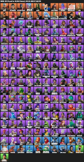 🌻DEFAULT🌻🌳LOTS OF GOOD SKINS🌳🌷SKINS FOR 18K VB🌷🌲FULL ACCESS🌲🌹READY TO PLAY🌹#590, Sale, skins 154