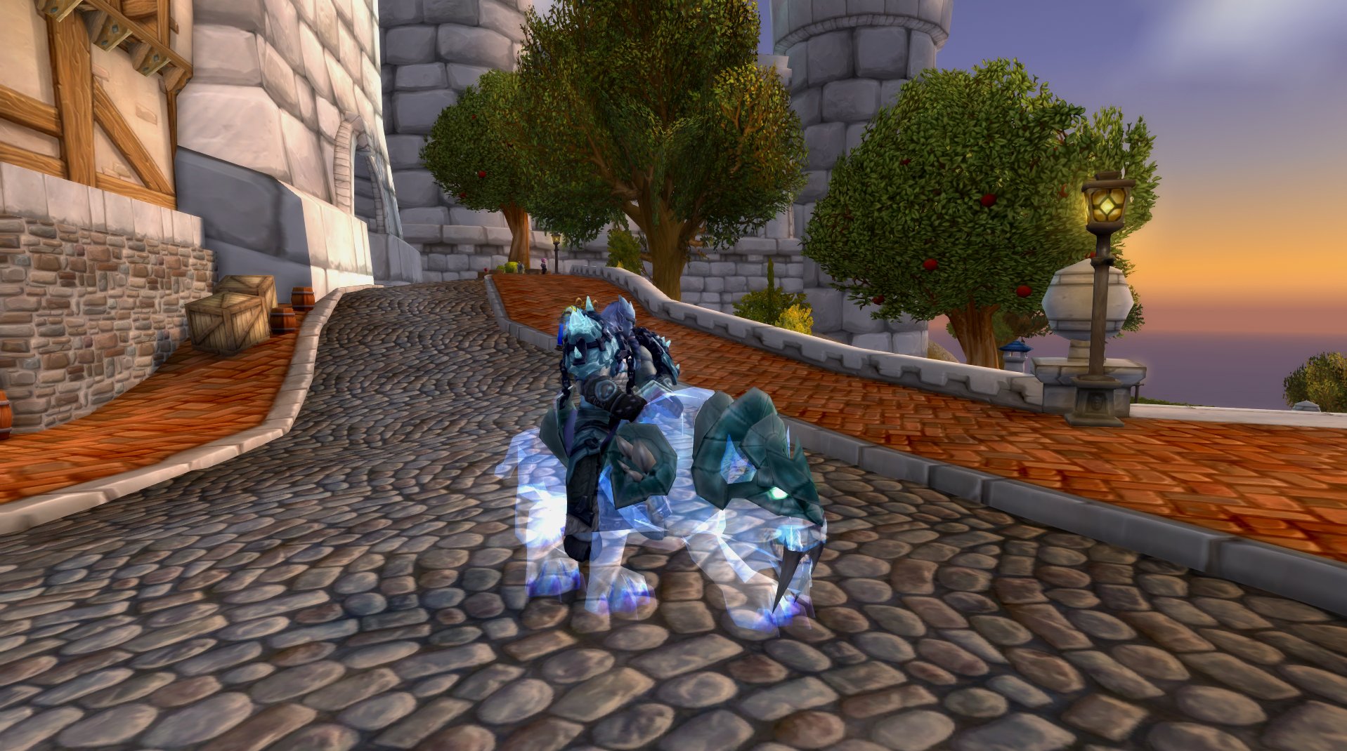 An old collection account. (Midnight) Blue spectral + Soul Seller + Winner's Banner, 70 level, Night Elf, Rogue