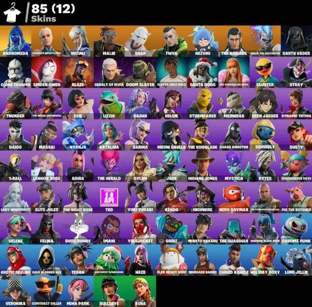 👕 85 скинов 🎮 1638 Уровень 💰 400 V-bucks 💰 Renegade Raider | Andromeda | Paradigm (Reality-659) |, Продажа, скины 85
