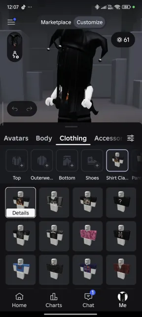 Personal account/ 3000+ UAH donation/Wardrobe/61 RBX/No bindings, Sale, Voice chat: Available
