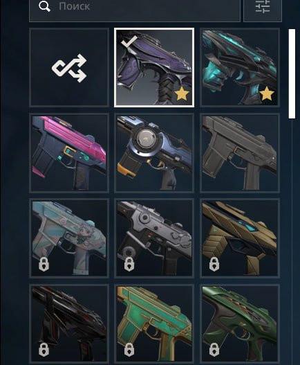 All agents | Last rank P1 | ASC rank peak 1 | Total skins 49 | Purchased - 9, Sale, Platinum 1, Agents: 29, Skins: 9