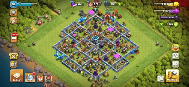 💎TH 13 | ТОП ПРОКАЧКА | 5 СТРОИТЕЛЕЙ |❗️1067ГЕМОВ ❗️ПОЛНАЯ ПЕРЕВЯЗКА | 100% ГАРАНТИЯ |83 УРОВЕНЬ💎, 13 TH Родной Деревни, 6 TH Строителя