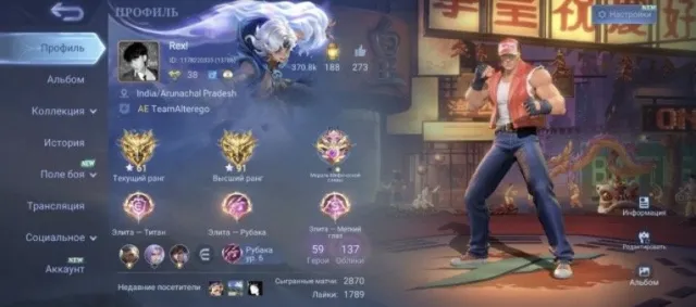 Hdhdiekdjucjsjcudjfhcidjchdixhucjdicjdi jdjvjfjsjcjfjdjicdjjcjcjdjcjcjsjc, Sale, Rank: Epic, Level: 38, Winrate: 51%, Heroes: 59, Skins: 137