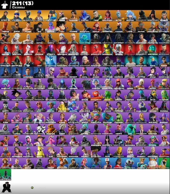 Take The L🟣Murderer🌸Lara Croft🟣Orange Mood🌸Unblinking Eyes🟣Raven🌸3000 v-bucks, Sale, skins 220