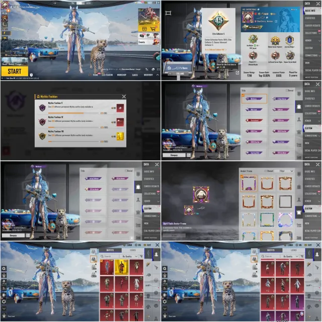 Frost Druvaen X-Suite Lvl 4"M416 Glacier Lvl 5 (Hit Effect)Ultimate Set"4 Uza/2 Daica"Lepord Pet, Продажа, 64 уровень, Ранг: Ас, 30+ мифик скинов, 10+ прокачиваемых оружий, 1-4 килл чатов, Нет спорт каров