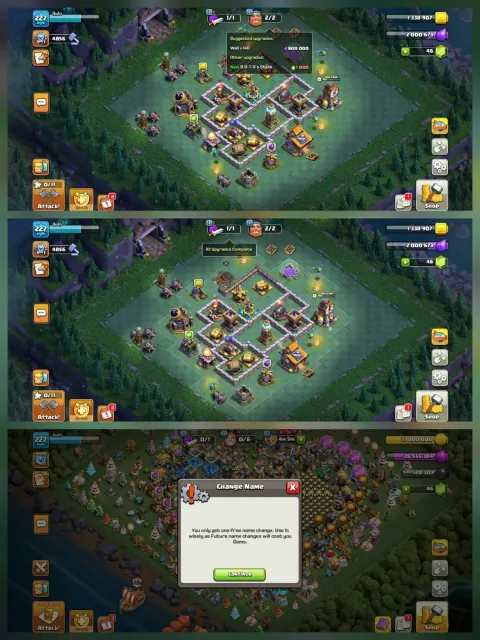 Th 18➤5 герой макс дюк lvl 22➤7 эпиков макс➤Бесплатная смена имени➤хорошее оборудование➤дешёвая сделка➤, 18 TH Родной Деревни, 10 TH Строителя