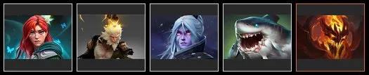 Akku für das Spiel Dota 2 Arcana - Windranger - DrowRanger - Tidehunter - ShadowFiend - MonkeyKing, Verkauf, 2500 MMR, 4000 Ehrlichkeit, 4000 Höflichkeit, 2250 Spiele, 2700 Stunden