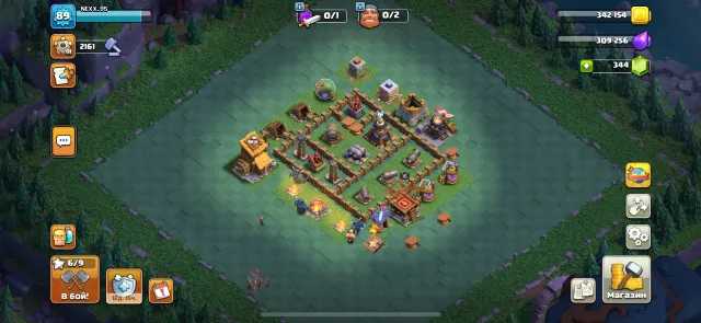 Almost full TH12 350 gems 4 builders ask for the rest, TH12 Home Village, TH9 Builder