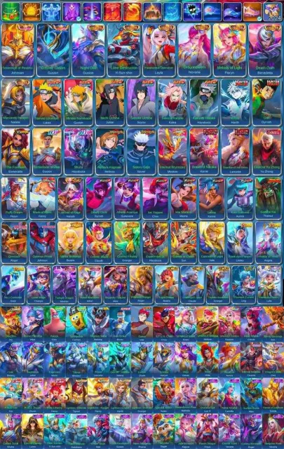 MK 1 ⚜️Naruto FULL | Dawning Esma|Call Goose LSS Benka|Kishin Lance⚜️ Watch review ‼️, Sale, Rank: Mythic, Level: 110, Win rate: 50%, Heroes: 133, Skins: 597
