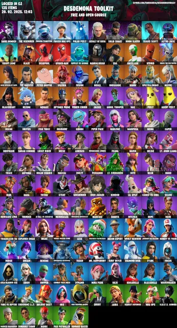 PERSONAL⚛️EMAIL CHANGE⚛️TRAVIS SCOTT⚛️ASTRO JACK⚛️MIDAS⚛️MINTI⚛️TAKE THE ELF⚛️LEVIATHAN, Sale, skins 200