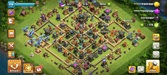 🏆 TH17 ALMOST MAX 🏆 14X EQUIPMENT (1x Lv27 • 2x Lv26) 🏆 21X SKINS 🏆 91-100-63-75-50-19, 17 TH Родной Деревни