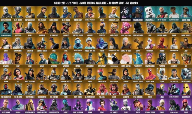 [PC/PSN/XBOX] 219 skins🔥Skeleton Commander🔥Black Knight🔥Travis Scott🔥"Tesla's Legacy"🔥Soul Reaper🔥Recognition, Sale, skins 219