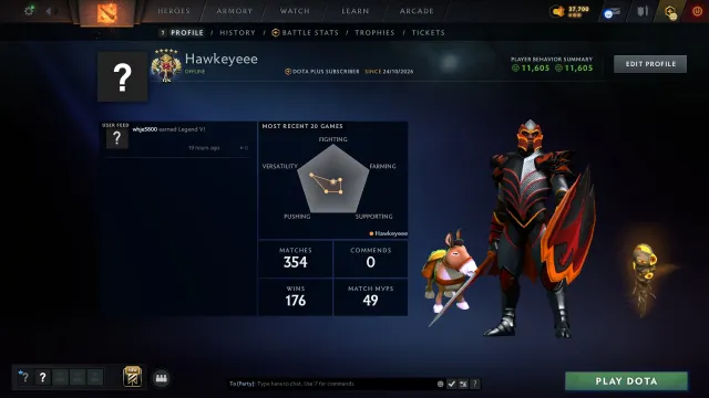 ❤️ 100% GARANTIE 🖤 HEIMAT-EMAIL ❤️ 3715 PTS 🖤 AUSGABE IN 0.1 SEKUNDEN, Verkauf, 3715 MMR, 11605 Anstand, 11605 Höflichkeit, 307 Spiele, 207 Stunden