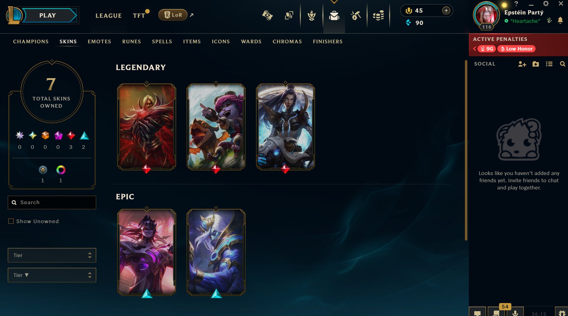 【 Blood Lord Vladmir / Dragon Trainer Tristana / Pulsefair Caitlyn 】【 Silver 】, Sale, level 116, champions 70, skins 7, Silver