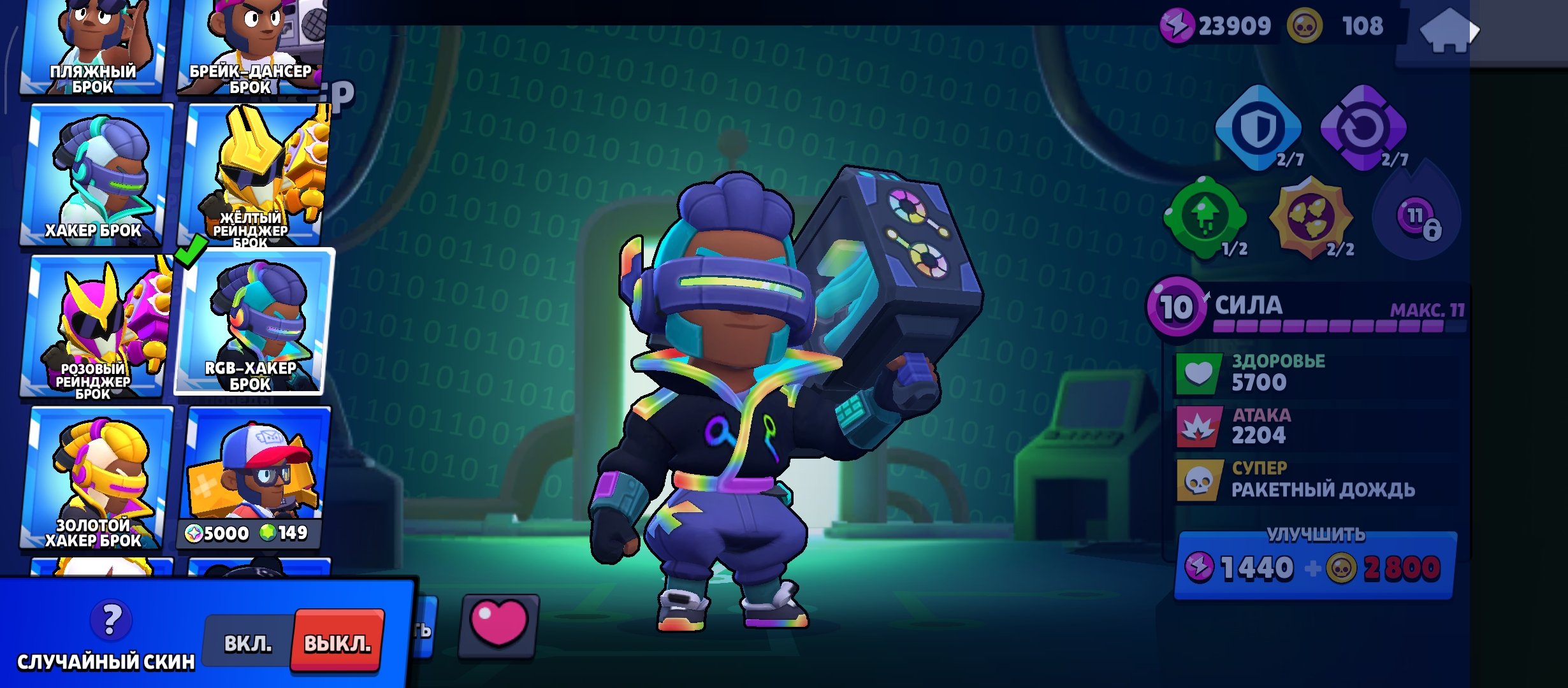 Akk 22 years old, donated akk., trophies 35675, brawlers 104, primes 18