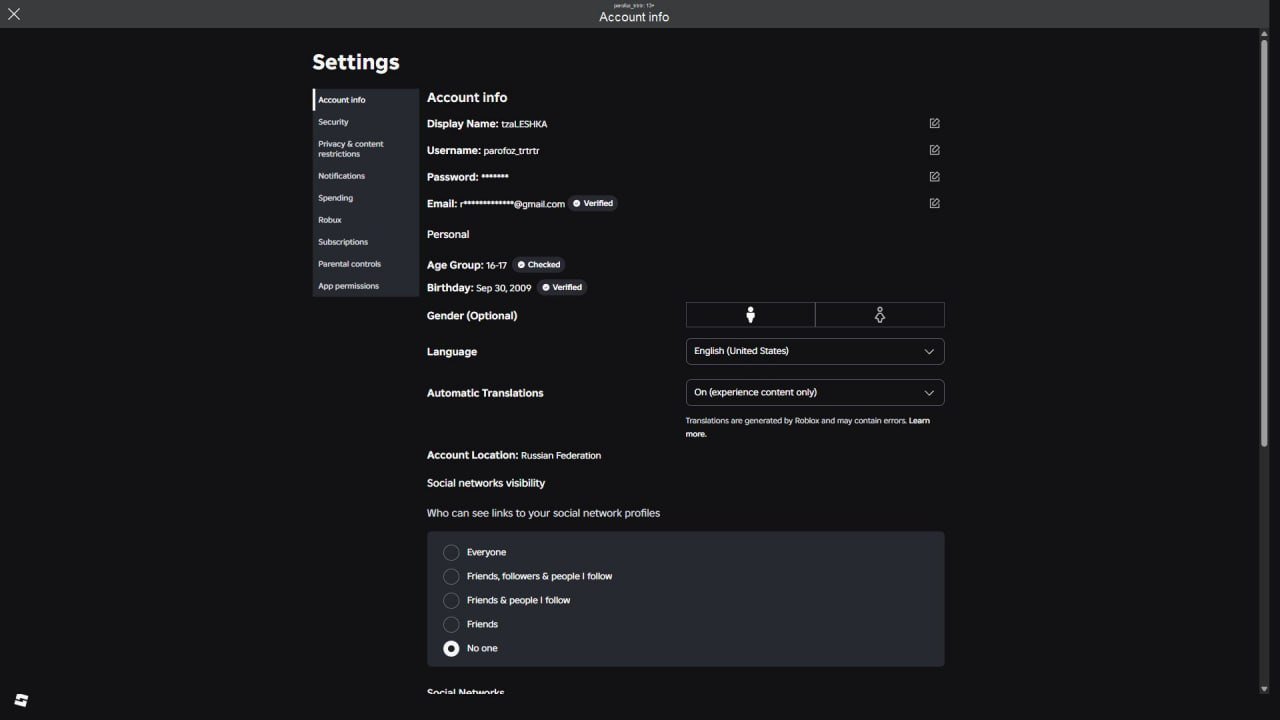 an account with voice and a couple of donations, Sale, Voice chat: Yes