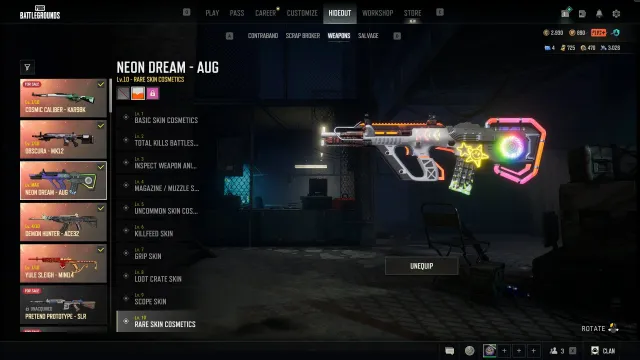 🔥[PROGRESSIVE] Neon Dream(LVL 10) + Chroma+ Demon Hunter (LVL 4) +3 Guns+ PORSCHE CAYENNE, Есть BATTLEGROUNDS Plus