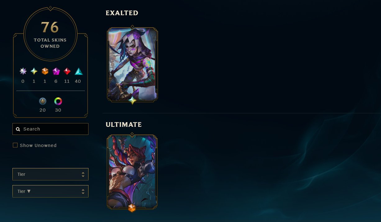 A lot of skins ♥ Arcane fractured Jinx ♥ Samira soul fighter ♥, Sale, level 226, champions 173, skins 94, Platinum