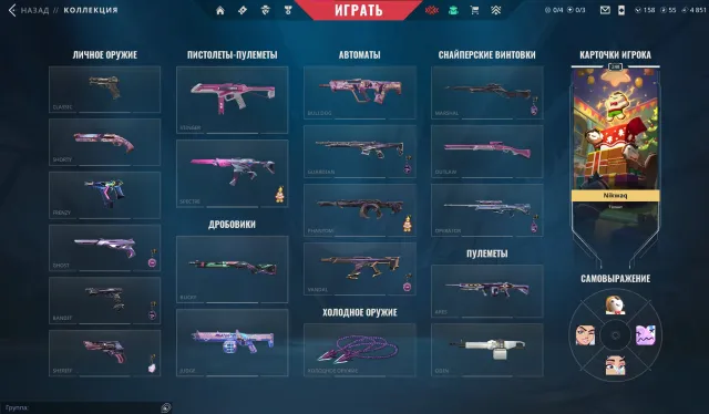 Selling an old account with 20,000 rubles invested in it., Sale, Silver 3, Agents: 29, Skins: 149