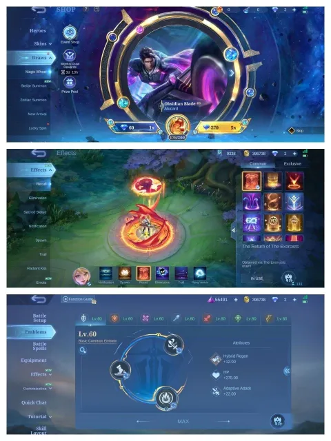 Hero Max➤All emblemMax7➤highestRankMythicalGlory➤MagicCore176➤PrimeGranger➤LUCKYBOXLesley, Продажа, Ранг: Мифический, Уровень: 84, Процент побед: 53%, Герои: 133, Облики: 368