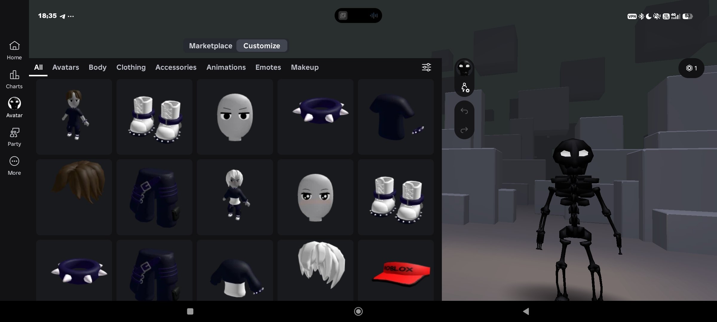 Men's account 1 R$ on balance | Inventory 2,266 R$ | Gamepasses 9 436 R$ | Donation 40 758 R$, Sale, Voice chat: Yes