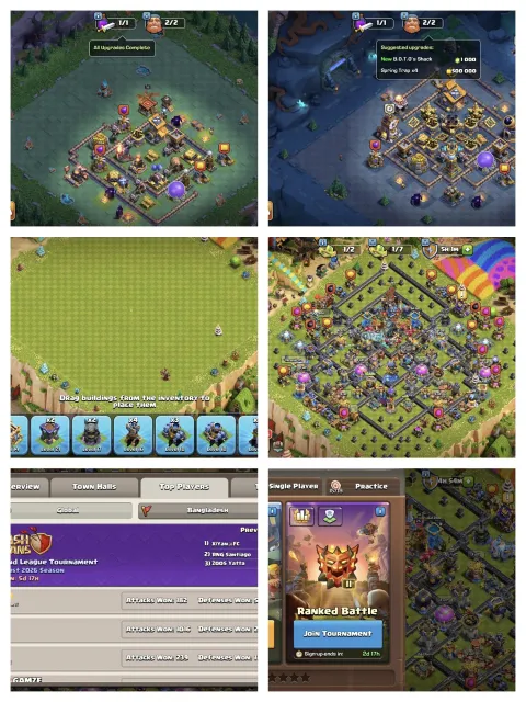 Coc# 192 Th 18>Legend 2 stay➤6 hero max➤11 epic max➤8k Gems➤1562 Cwl Medels➤New under 10k rank, 18 TH Родной Деревни