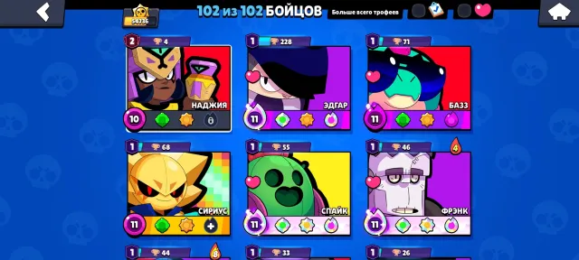 Gubgyjbbd dhdjebebejwjwi W19383, trophies 56000, brawlers 104, primes 26