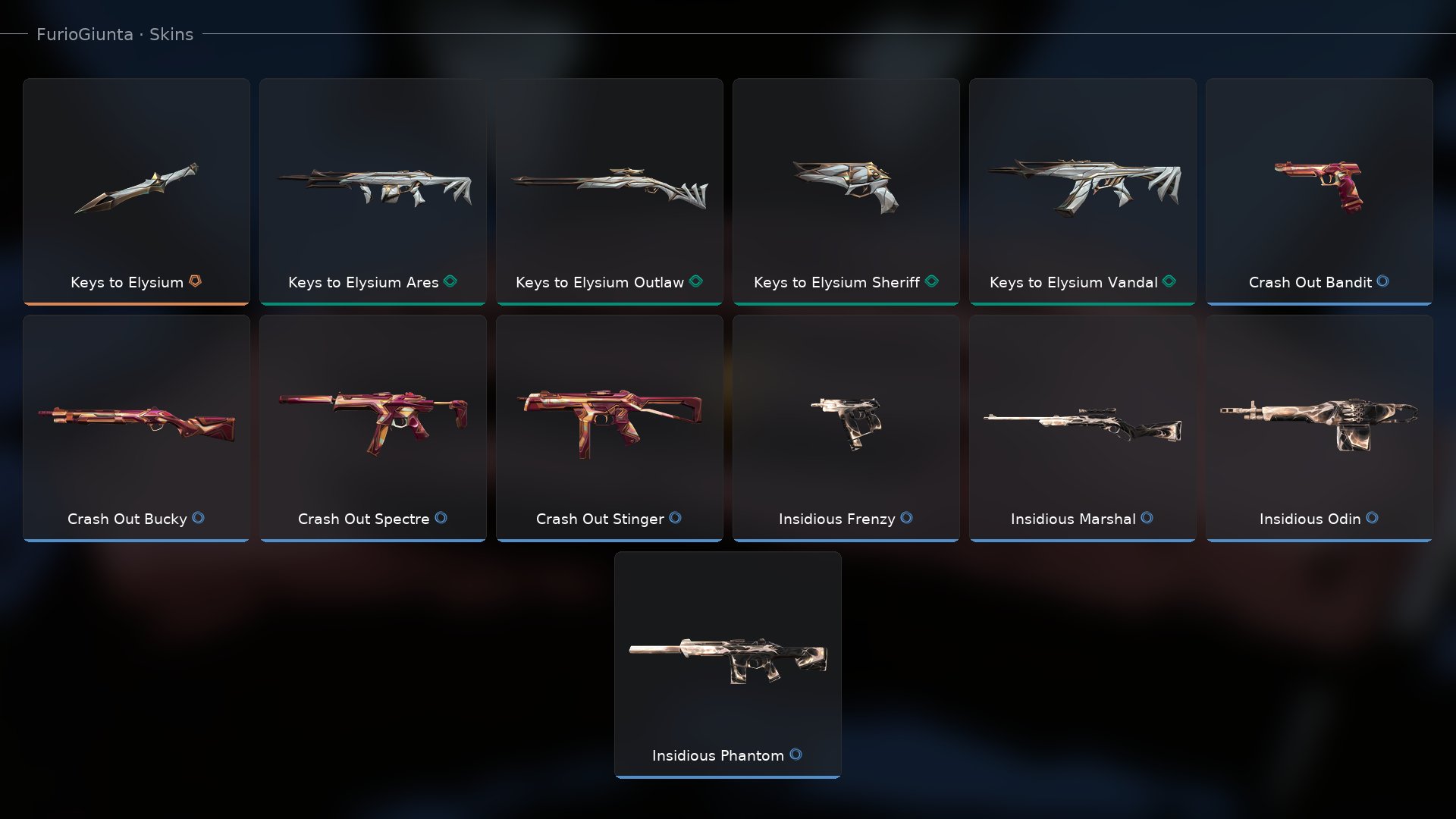 💿 𝟏 Knife | Collection Keys to Elysium, Screech of Tires, Cunning, Sale, Silver 1, Agents: 6, Skins: 13