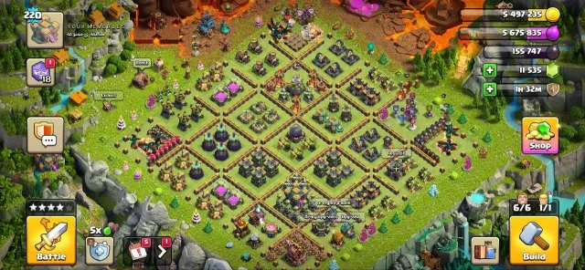 🏆 TH14 99% MAX ⚡ LEVEL 220 💎 11,500 GEMS 👑 8 SKINS 🎁 SPECIAL OFFER, 14 TH Home Village, 9 TH Builder Base