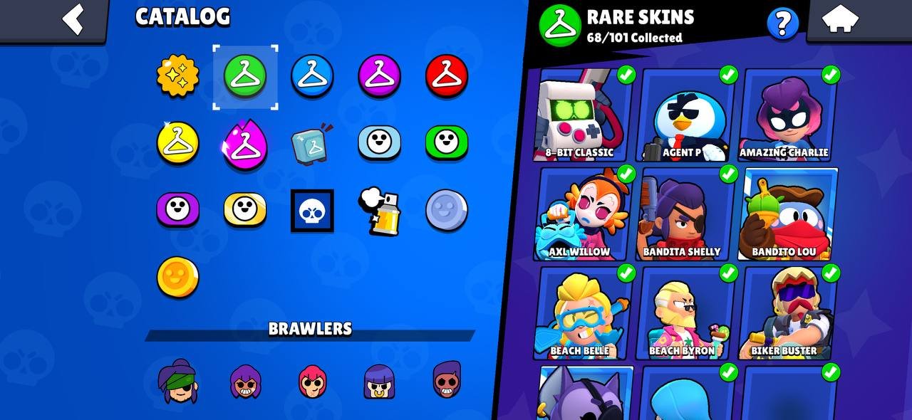 🐉🐲41415 CUPS🐲🐉 | 🎋🍁93 OUT OF 101🍁🎋 | BUFFY🌖SKINS~30K (gems)🌖 | 🏅 180 SKINS🏅, trophies 41415, brawlers 93