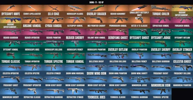 Diamond 1 🎮 71 skin 💠 8 bıçak 💠 Phantom "Radiant Entertainment System" 💠 Radiant Entertainment System, Satış, Elmas 1, Ajanlar: 23, Skinler: 71