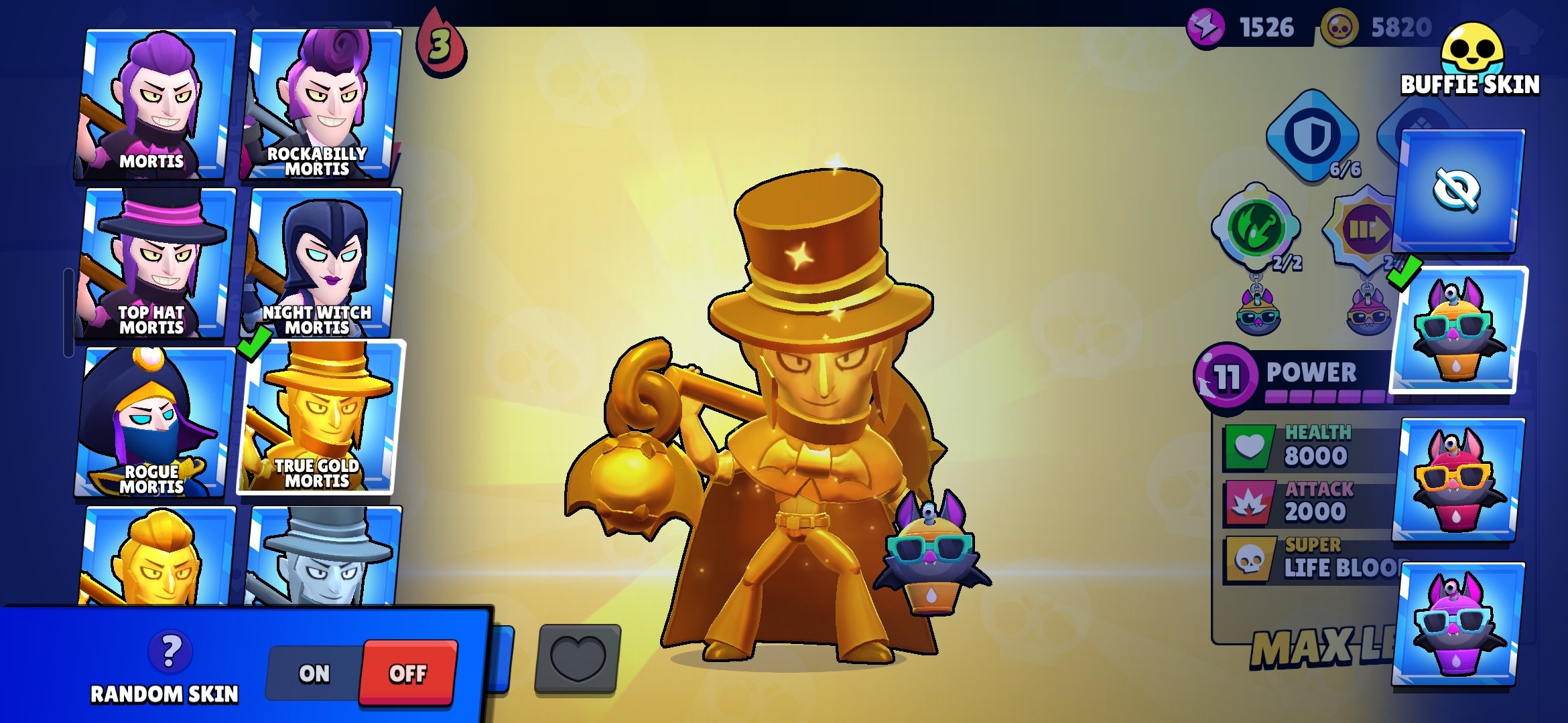account for a twink, trophies 12000, brawlers 83, primes 2