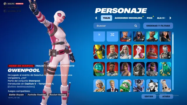fortnite account 61 skins, Продажа, скины 54
