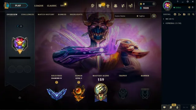 🔥PERSONAL ACCOUNT • D4 • MOONLIGHT EMPRESS LUX • SPIRIT OF THE FOREST KARTUS • FULL REBIND + EMAIL, Sale, level 53, champions 147, skins 11, Diamond