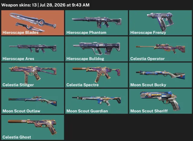 🌸TOP ACCOUNT🌸💫Blades Mystery of Circles🦢Phantom Mystery of Circles💖EU💖DISCOUNTS💖🎀REBINING🎀, Sale, Gold 1, Agents: 12, Skins: 13