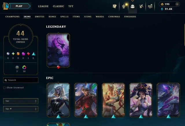 EUW | EMERALD 1 75 LP SOLOQ | 50% WR | 44 SKINS | 130+ CHAMPIONS | FAST DELIVERY, Sale, level 82, champions 130, skins 44, Emerald