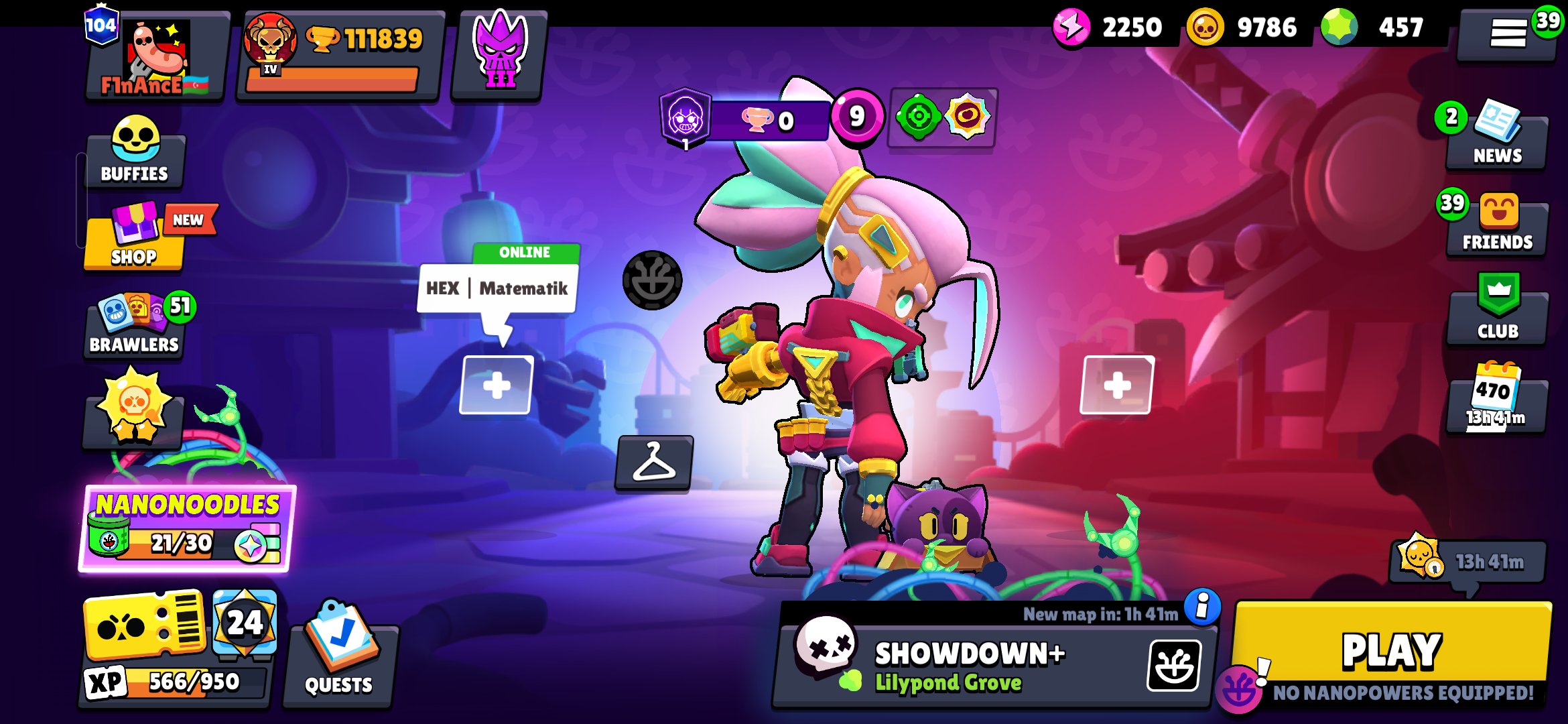 105k trophies (101 Prime), 103/103 characters (50 full 11), Legend 2, tons of skins. Full access., trophies 112200, brawlers 105