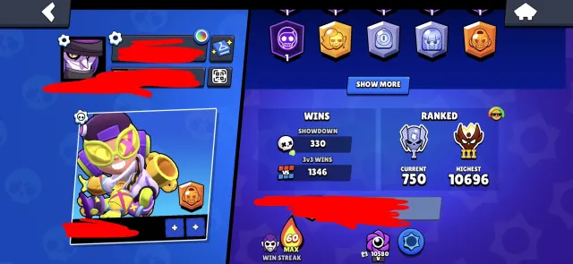 🏆11,000🏆⚔️15x11 POWER⚔️ 🔥💀3 MASTER IN RECORD💀🔥📆ACCOUNT REGISTRATION 2019📆👑PRO RANKS IN CLUB👑, 11000 trophies, 74 brawlers
