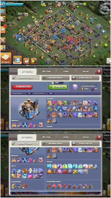 ➤Th18-6 Heros Max➤12 Equipment Almost Max ➤ Max Type Base+Lab➤ NC-Yes ➤ | BEST DEAL, 18 TH Родной Деревни, 10 TH Строителя