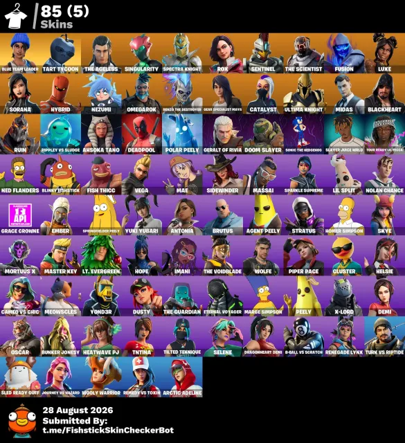 [PC/XBOX/PSN] NIVEAU 1860 | 85 SKINS | CHEF D'ÉQUIPE BLEU + TYCOON TART + LE SCIENTIFIQUE | ACCÈS COMPLET, Продажа, скины 85