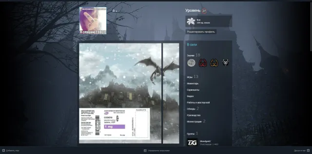 Selling prime account 11k hours 27 level of Steam, Sale, Inventory empty, Has PRIME